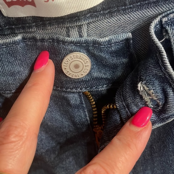 LEVIS 514 Big Boys straight leg denim jeans with stretch size 14 reg 27W 27L - Picture 5 of 9